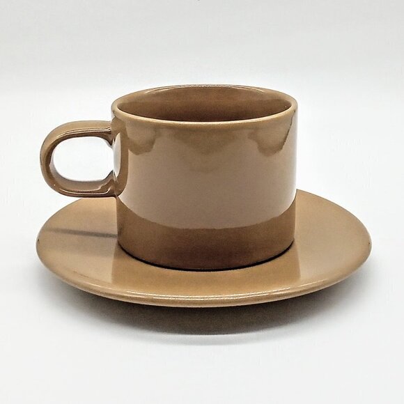 Vintage Dansk International Designs MCM Ceramic Cup & Saucer - Picture 2 of 8